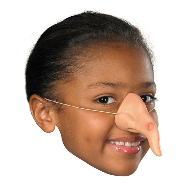 Long Witch Wart Nose On Elastic Halloween Costume Accessory