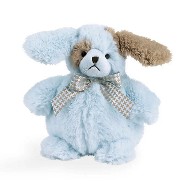 The Bearington Baby Collection Ruff Puppy Dog Sprout Blue Stuffed Animal Plush