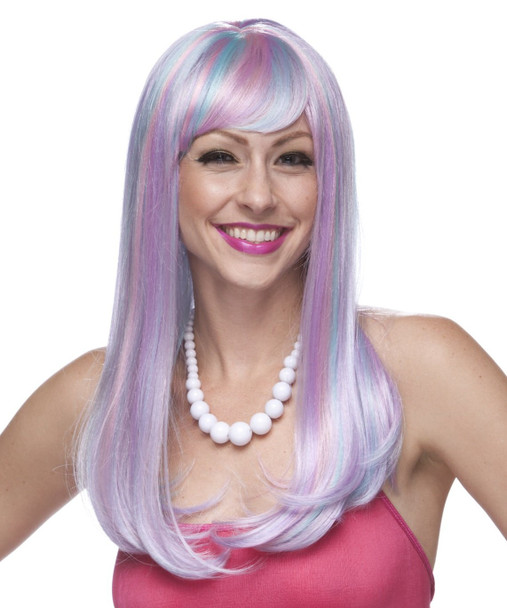 High Quality Blush Kelly Angel Breath Fantasy Style Costume Wig Women's Straight