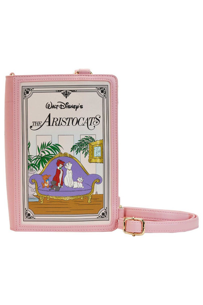 Loungefly Disney The Aristocats Classic Book Convertible Backpack Crossbody Bag