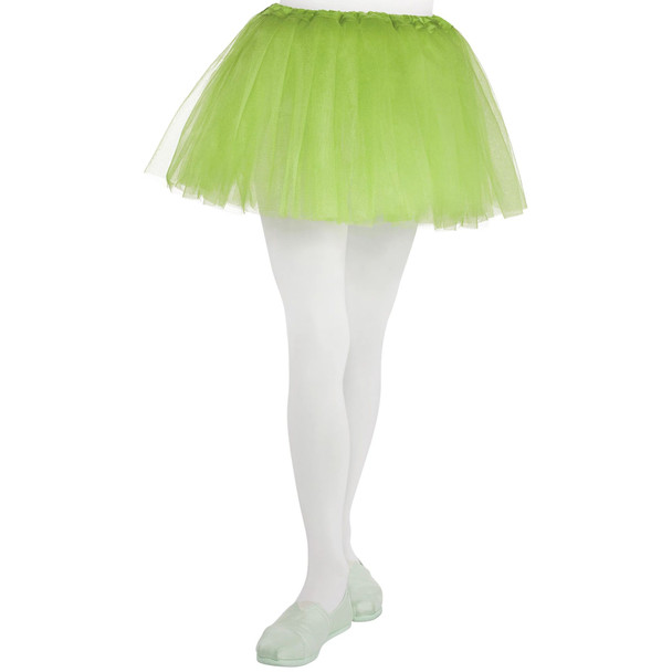 Dress Up Girls Neon Green Full Tutu Child Ballet Costume Accessory SM/MD