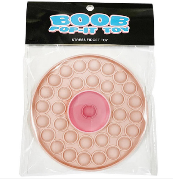 Boobie Shape Pop-It Fidget Boob Toy Funny Naughty Gag Gift