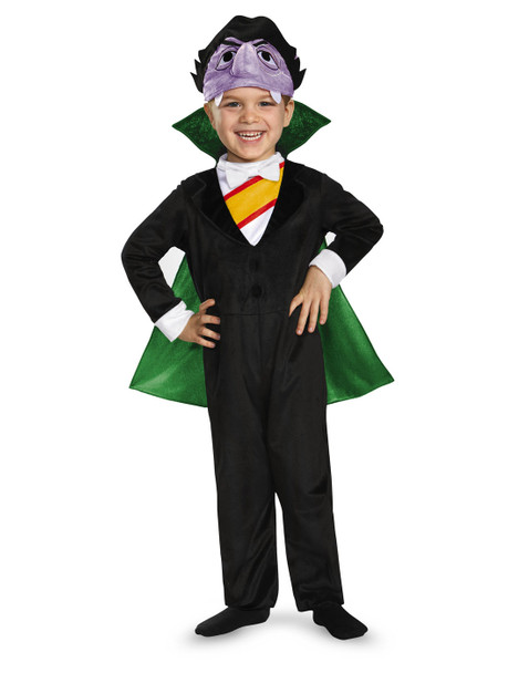 Sesame Street The Count Dracula Child Toddler Costume Boy Girl Halloween 12-18M