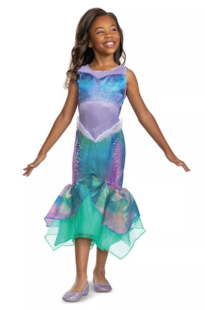 Disney Live Action The Little Mermaid Classic Ariel Costume Girl Toddler 3T-4T