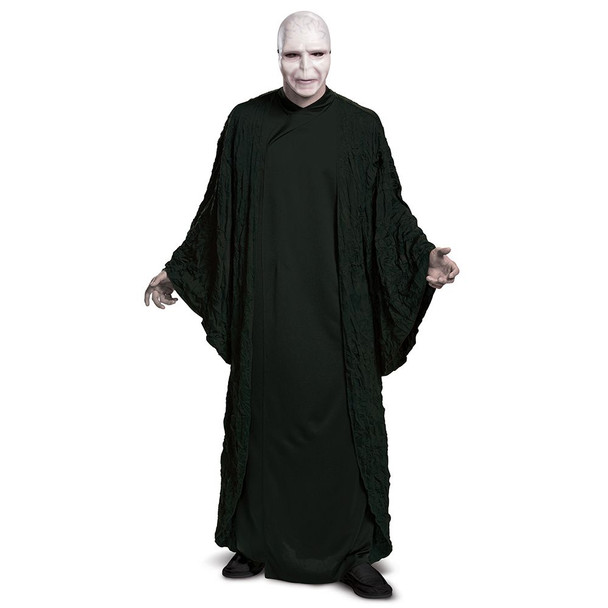 Harry Potter's Lord Voldemort Deluxe Adult Costume Robe & Mask PLUS XXL 50-52