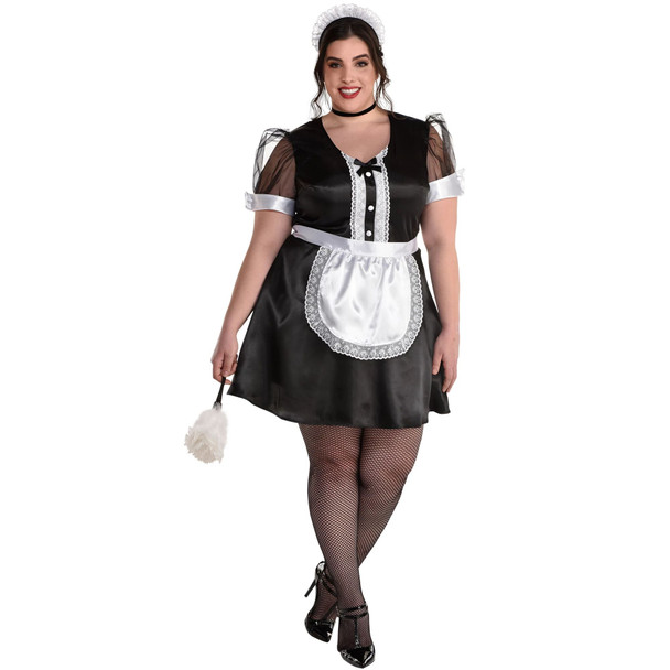 Maid For You French Maid Costume Adult Women's Dress Plus Size XXL 18-20