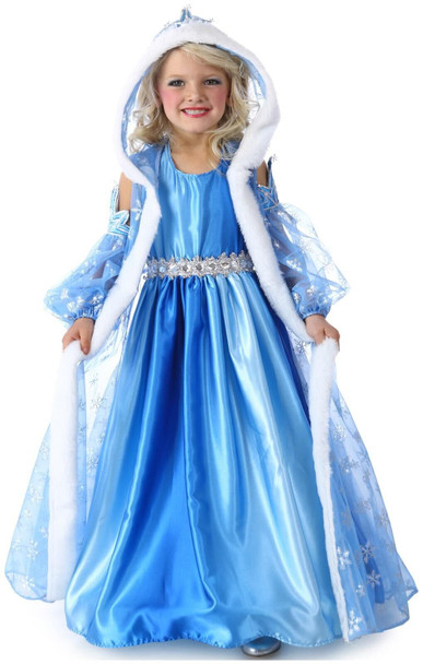Princess Paradise Deluxe Icelyn Winter Princess Queen Girls Costume MEDIUM 8