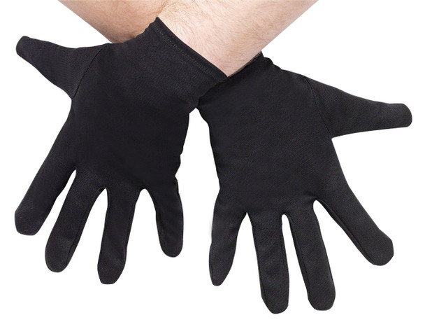 10" Black Character Gloves Plus Size Adult Halloween Costume Accessory