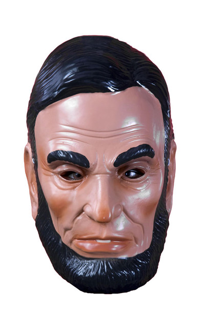 Abe Lincoln Mask Plastic Half President Costume Accessory Pvc Patriotic History
