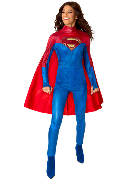 DC Comics The Flash Supergirl Costume Jumpsuit Women's Superhero SMALL 4-6