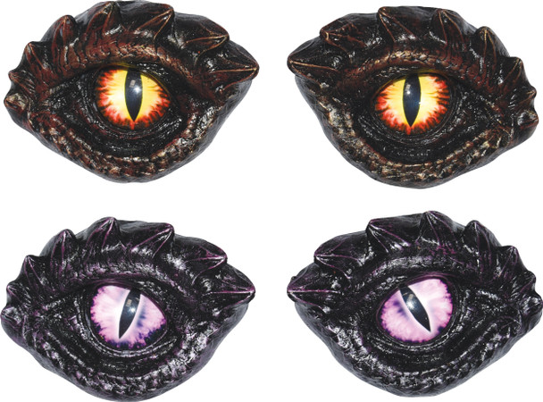 Sunstar Industries Faux Dragon Eyes 4 Piece Set Halloween Decor Prop