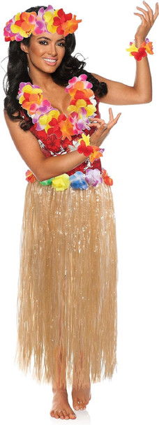 Hawaiian Accessory Kit Tropical Hula Luau Adult Costume Accessory Set