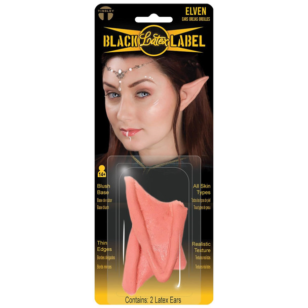 Tinsley Transfers Professional Quality Latex Elven Ears Prosthetic Appliance