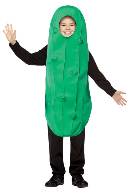 Rasta Imposta Pickle Costume Kids Dill Cucumber Child Size 7-10