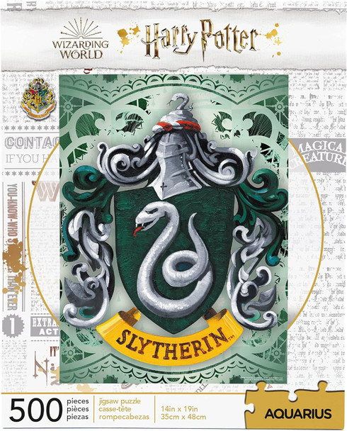 Aquarius Harry Potter Slytherin Crest House 500 Piece Jigsaw Puzzle