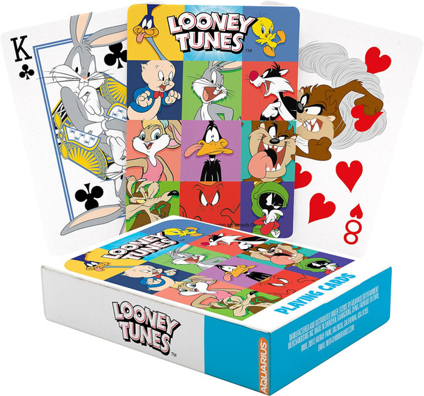 Aquarius Licensed Warner Bros. Looney Tunes Take Over Deck Of Playing Cards