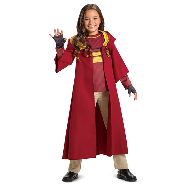 Harry Potter Quidditch Gryffindor Robe Deluxe Child Unisex Kids Costume MD 7-8