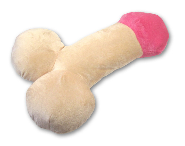 Big Pecker Cushion Soft Fluffy Pillow Adult Novelty Lovers Gift Gag Funny