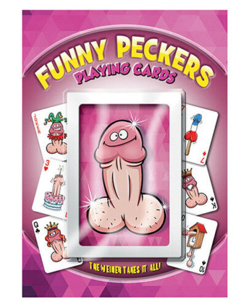 Funny Pecker Playing Cards 54 Deck Of Cards Cartoon Adult Humour Party Gag Gift