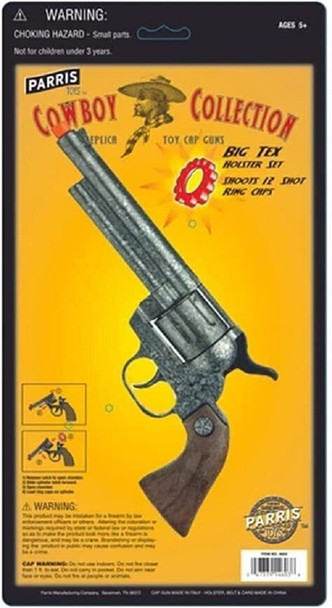 Cowboy Collection Replica Toy Cap Gun Big Tex 12 Shot Pistol Six Shooter Prop