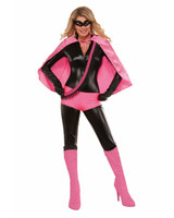 25" Short Pink Cape Costume Unisex Halloween Magician Phantom Super Hero