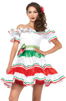 Leg Avenue Sultry Senorita Spanish Dancer Adult Women's Costume Dress MED/LG
