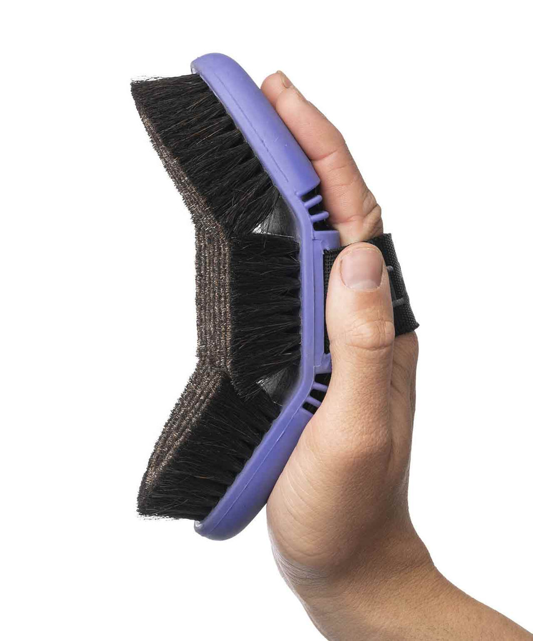 Brosse LeMieux Flexi Corps Gommage Cheval - Poils Souples Demi Et Demi