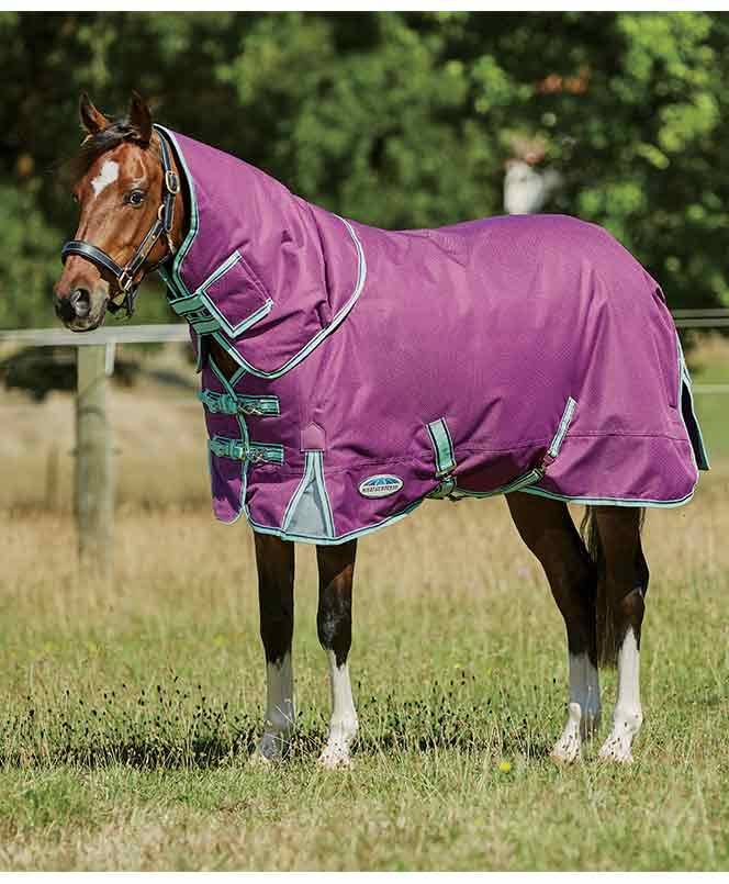 Coperta Da Sfida Weatherbeeta Comfitec Premier Freedom Lite 1200D - Viola 5'9" Con Collo
