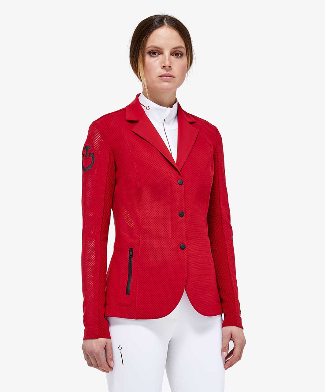 Cavalleria Toscana Revo Perforated Light Tech Knit Zip Show Jacket