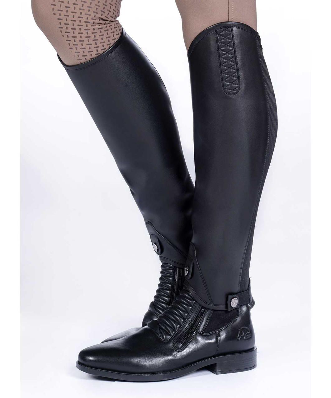 HKM Killarney Leather 1/2 Chaps Sprucewood Tack