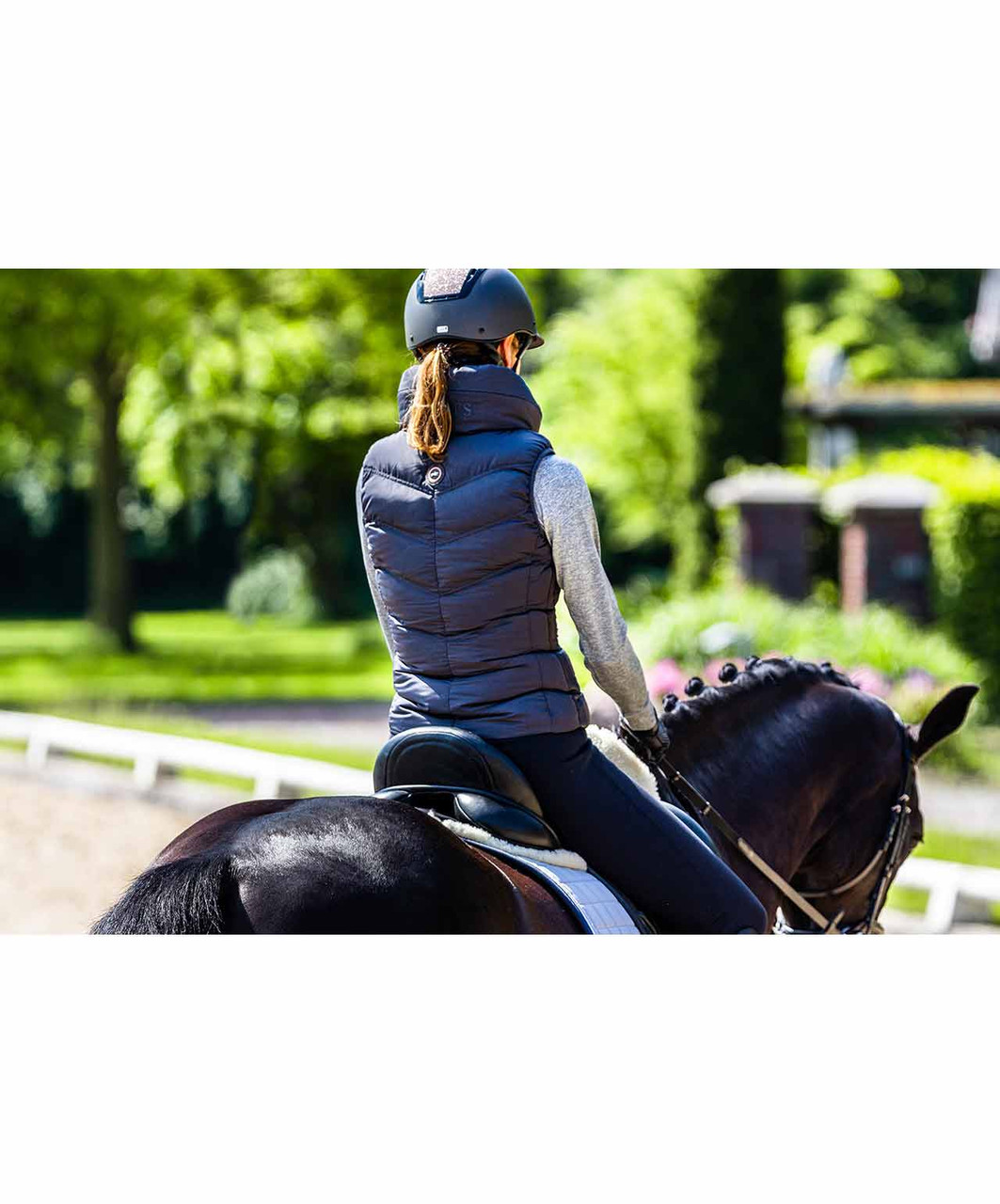 Polaire veste femme navy - Ferme équestre Saint Laurent - Mascotte Clothing