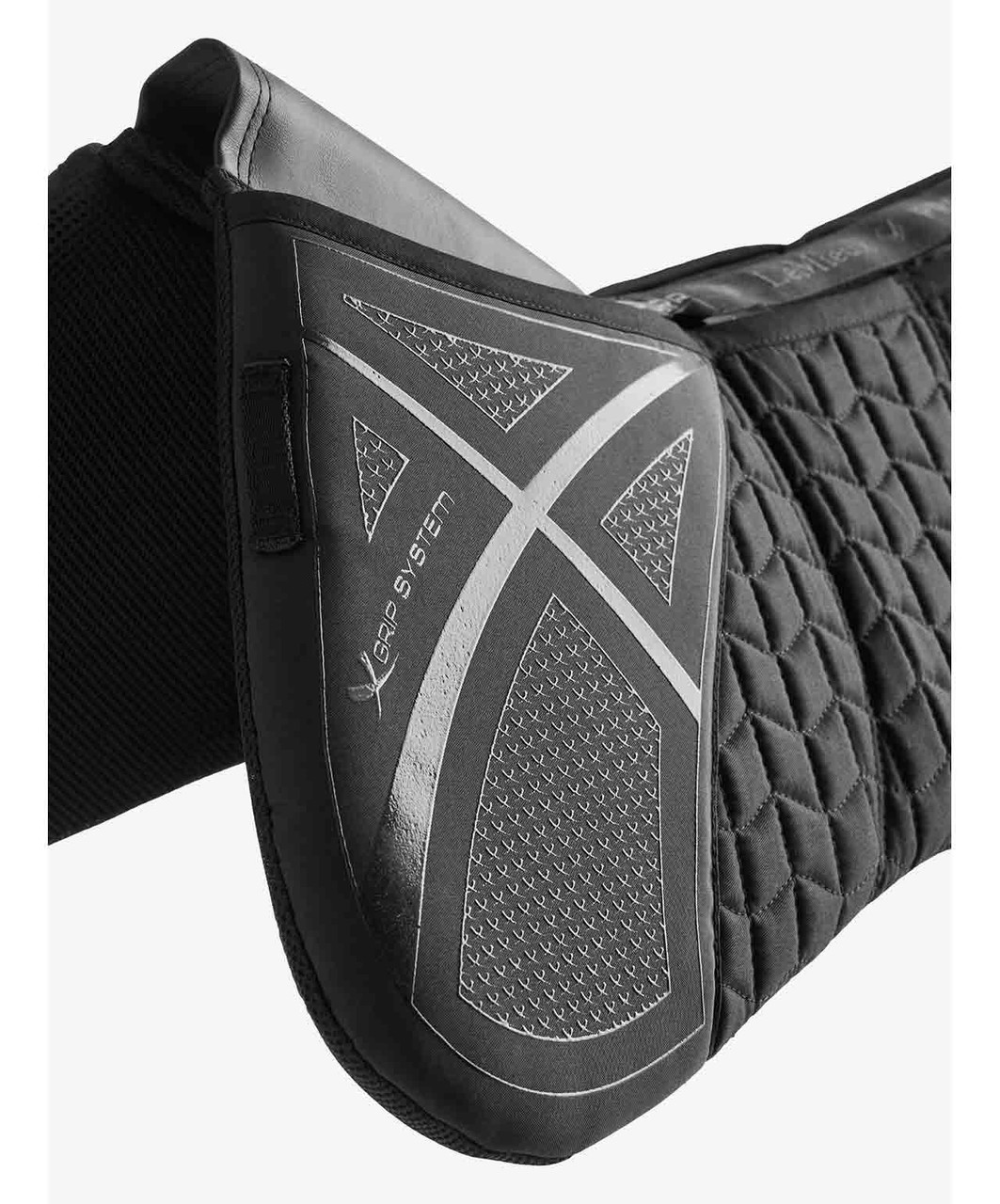 Demi-tapis LeMieux ProSorb – Noir, 2 Poches – Mousse Haute Densité, Cales 5 Mm – Réduit Les Points De Pression Sur Le Garrot