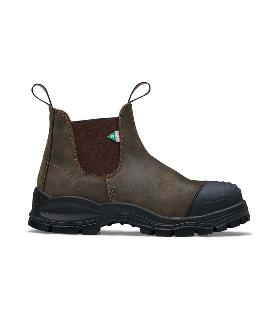 Blundstone XFR Work Safety Rubber Toe Cap Sprucewood Tack