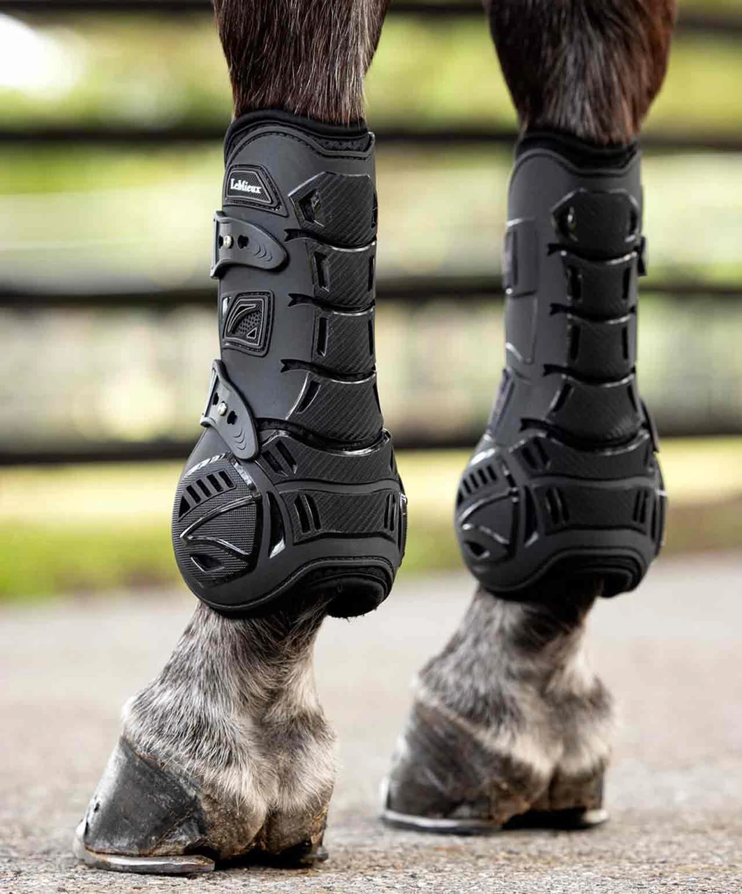 Bottes de tendon de cheval PU épais Coquille Bottes de protection de la