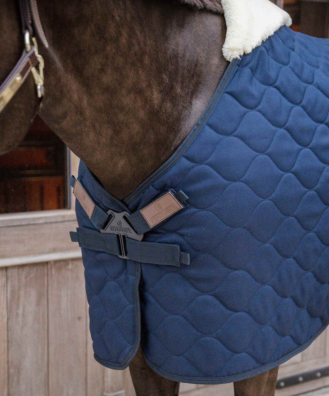 Coperta Antipioggia HKM Per Mini Cavalli – Blu Scuro, Taglia 100, Impermeabile E Traspirante Con Strisce Riflettenti