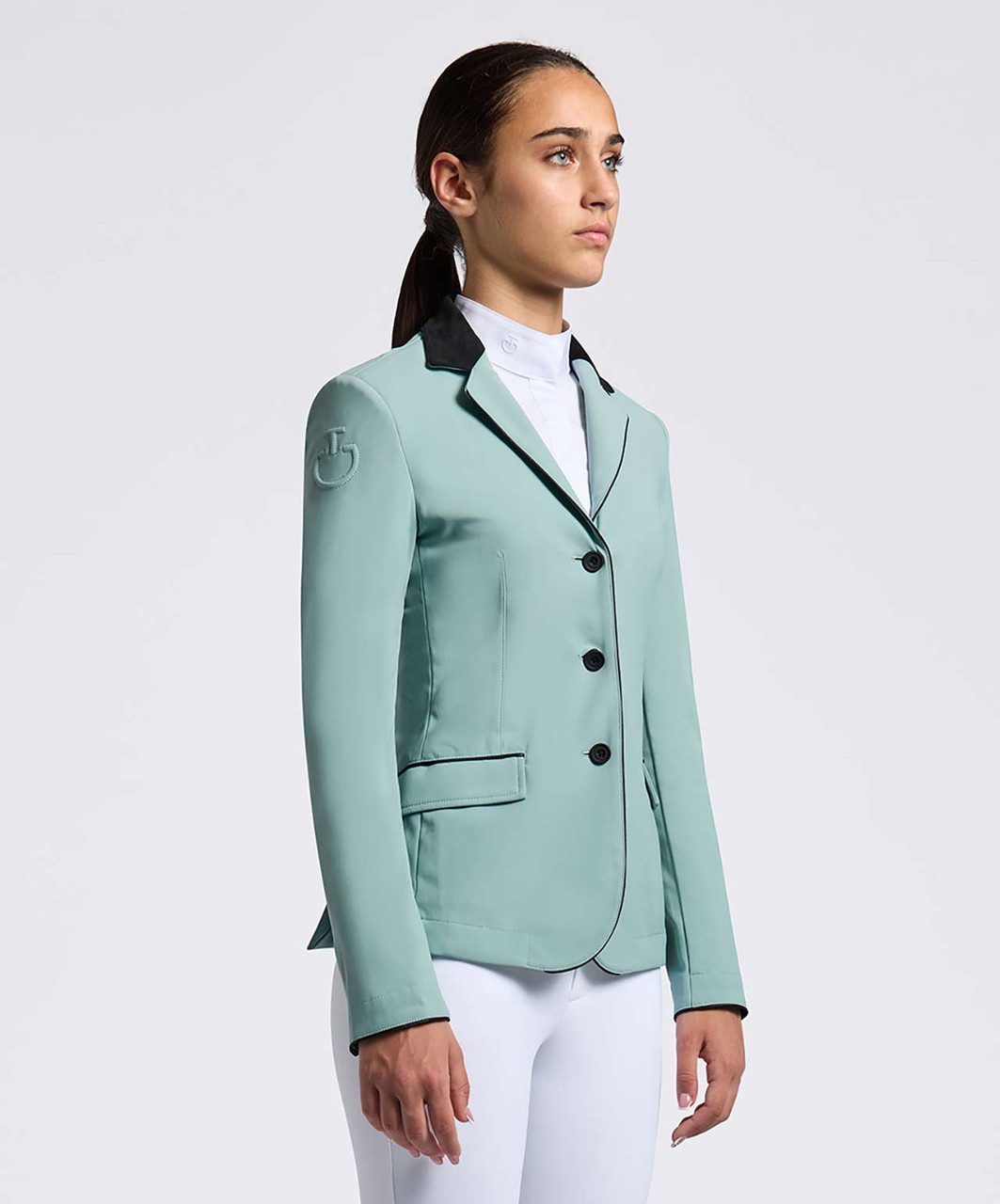 Cavalleria Toscana Girl's Show Jacket JE087 Sprucewood Tack