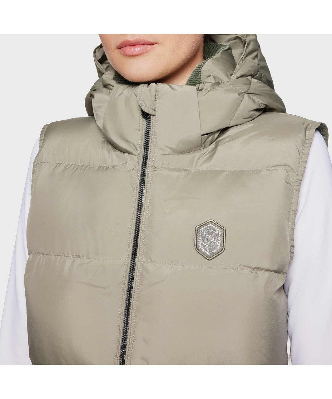 Samshield Elea Ladies Puffer Long Vest FW25 Sprucewood Tack