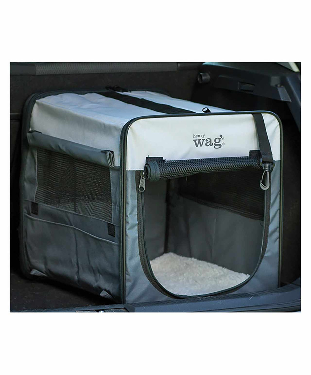 Henry Wag Pet Large Fabric Travel Crate 79 x 55 x 60cm