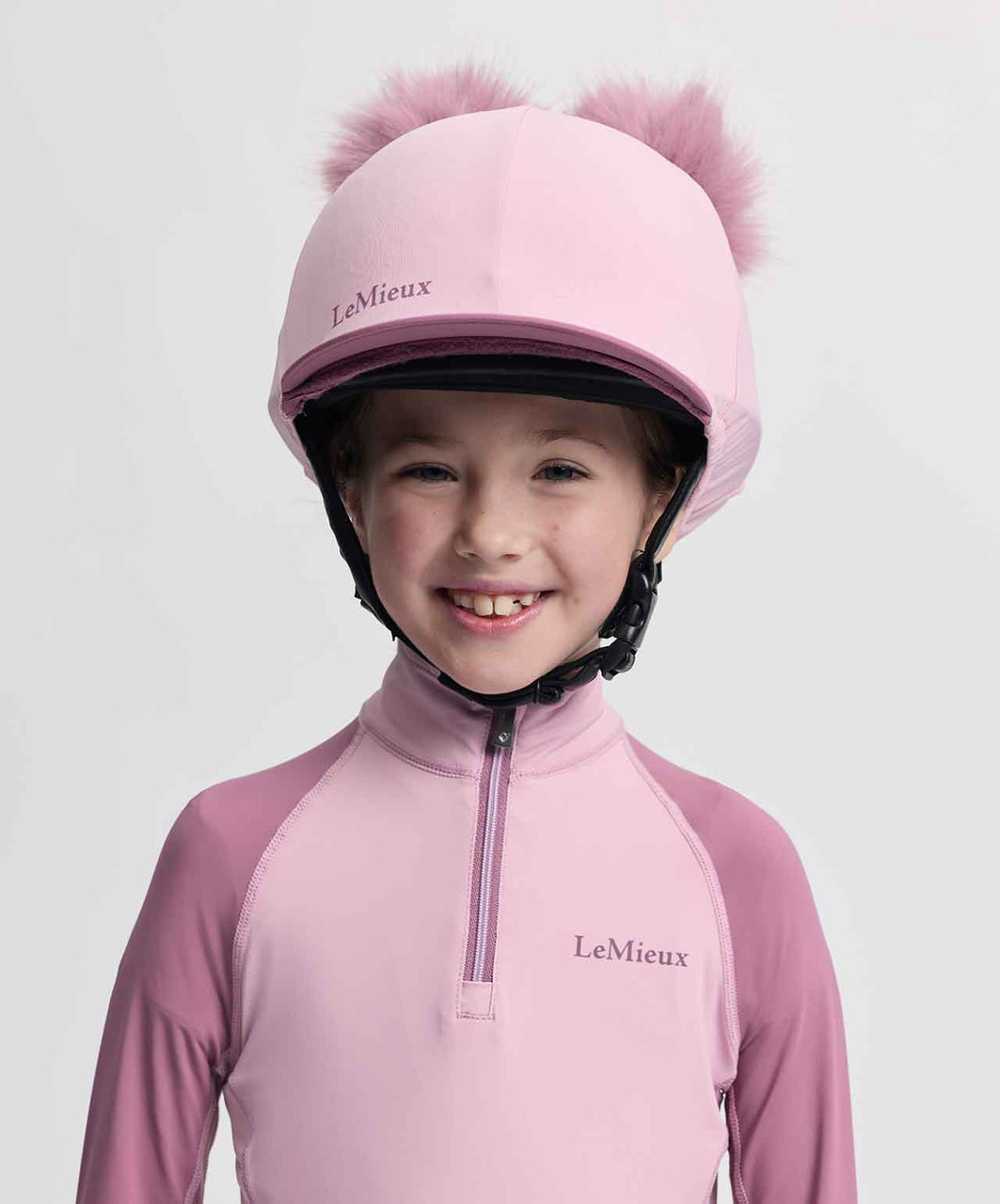 LeMieux Mini Double Pom Pom Hat Silk SS26 - Sprucewood Tack