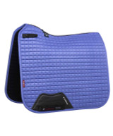 LeMieux Luxury Suede Dressage pad in Bluebell.