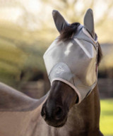 LeMieux Armour Sheild Pro Fly Mask with Ears in Grey.