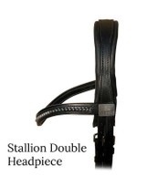 Fairfax Bridle Stallion Double Crown Piece