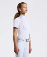 Cavalleria Toscana Girls Jersey Short Sleeve Show Shirt.