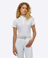 RG by CT Ladies Short Sleeve Shirt, white.