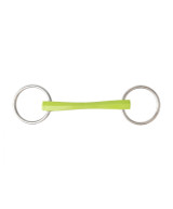 Flexi Green Soft Mullen Mouth Loose Ring Bit. Flexi Green Soft Mullen Mouth Loose Ring Bit.