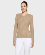 Samshield Lisa Twisted Pull Over Ladies Top FW25, Vanilla.
