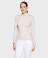 Samshield Lidia Ruffle Sweater FW25, Feather.