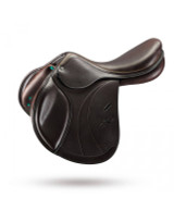 Equipe Expression Special Jump Saddle, Wool Panel, Brown.
