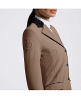 Cavalleria Toscana Ladies Zip Show Jacket, Walnut, front.