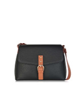 Espe Vegan Goodall Messenger Bag, Black.
